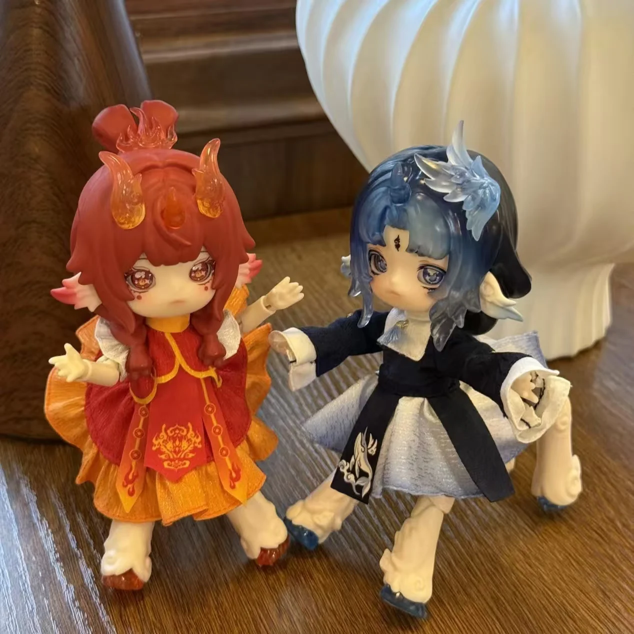 

Коллекционная шарнирная кукла For Collector Joint Movable Doll Original Penny's Box Wanling Library Series BJD Mystery Box 1/12, модель электронного питомца BJD, игрушка