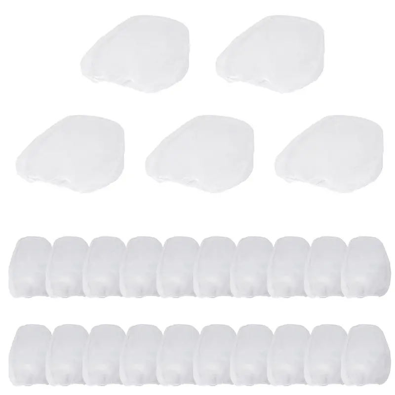 AS94-25 Pcs 5 Gallon Elastic Top Paint Strainer Bags White Fine Mesh Bag Paint Filter Bag For Hydroponics Painting Gardening