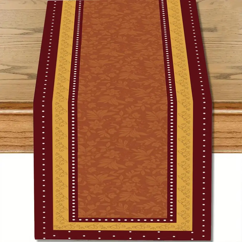 Modern Minimalist Striped Table Runner - Soft Horizontal Stripe Durable Home Dining Tea Party Decor