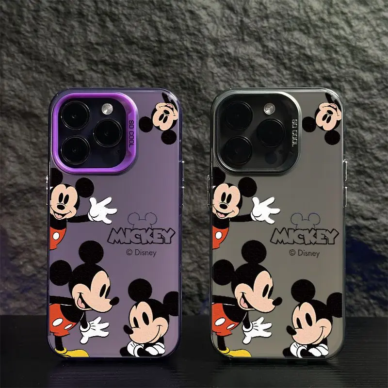 Disneys Mickeys Minnies Mouses Cute Phone Case For iPhone 15 14 13 12 11 Pro Max 7 8 Plus XR XS MAX Y2K Anti Fall Back Cover