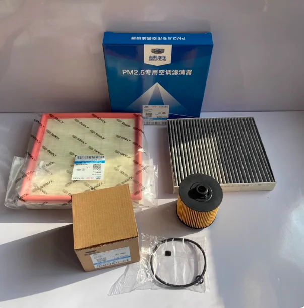 

Совместим с Geely Binrui 1.0T 1.4T: Воздушный фильтр двигателя, Воздушный фильтр салона, Масляный фильтр Geely Emgrand GS