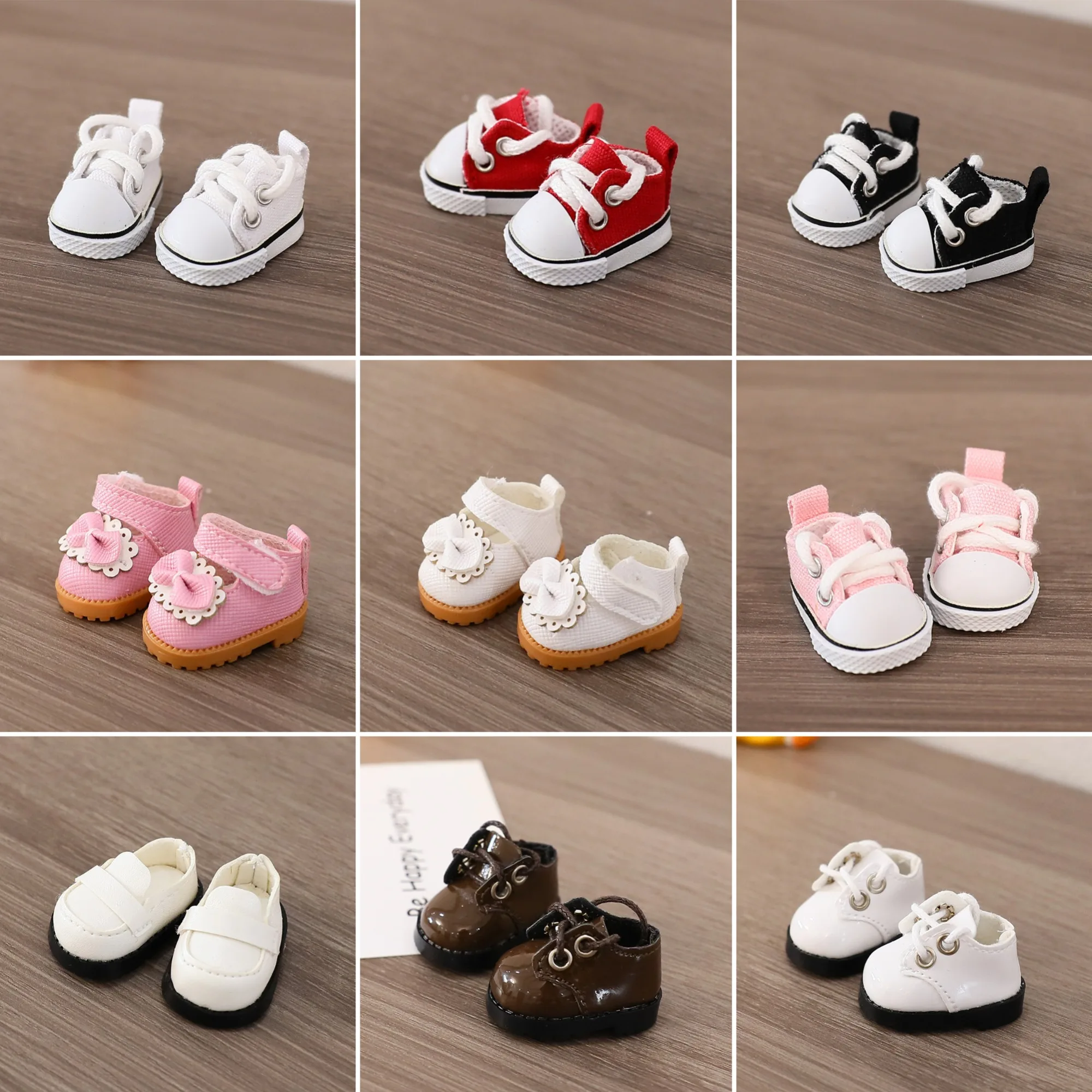 

Clothes Accessories For Labubu 15 Cm 17 Cm Dolls 1st To 3rd Gen Leather Shoes Canvas Shoes Princess Shoes Collection