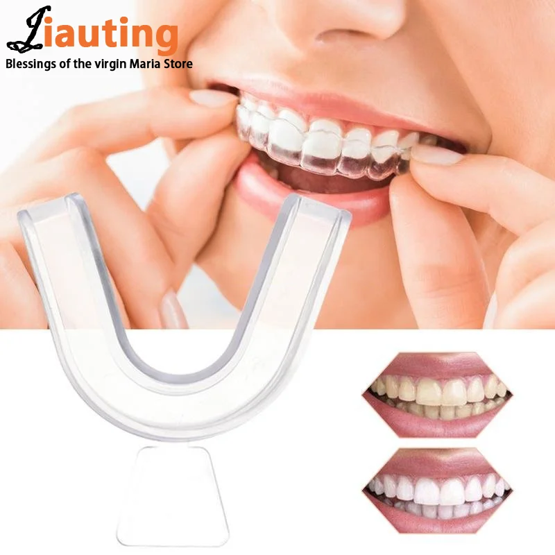 Silicone Mouth Guard Teeth Protector Night Guard Mouth Tray For Bruxism Grinding Non-snoring Teeth Whitening Protection