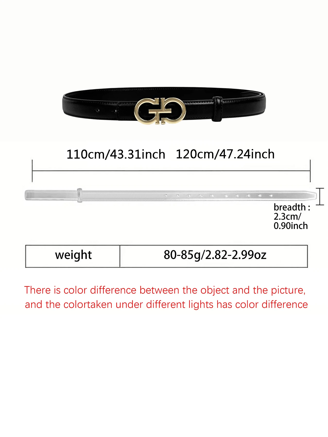 Nouvelle décoration de ceinture de luxe pour femme avec une sensation haut de gamme, disponible en plusieurs couleurs et tailles réglables