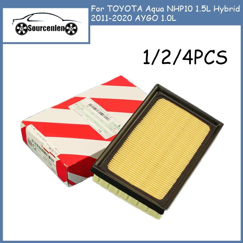 Воздушный фильтр для салона TOYOTA Aqua NHP10 2011 л Гибридный 2020-1780121060 AYGO 8713930040 L 17801 21060 87139-30040-