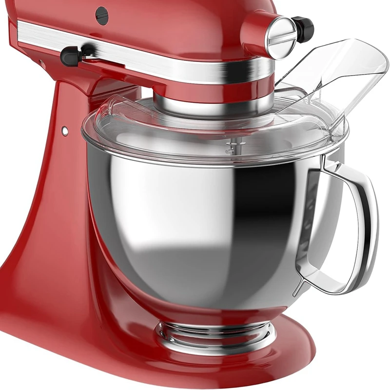 Osłona przeciwbryzgowa PCTG dla W 10616906   Osłona do wylewania miksera Kitchenaid KN1PS 4,5-5Qt Pasuje do modeli K45SS, KSM75, KSM150PS