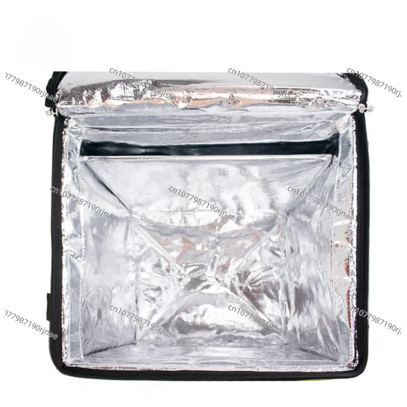 Green Insulated Backpack Takeout Insulated Cabinet Waterproof Thickened Ice Pack Food Delivery Bag