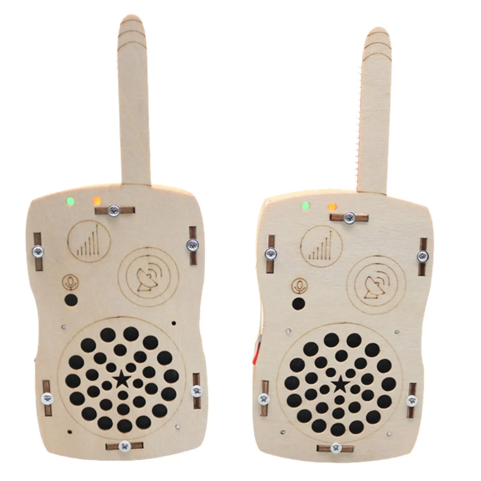 Children Talkies DIY Set Game Accessories Wooden Children Intercom