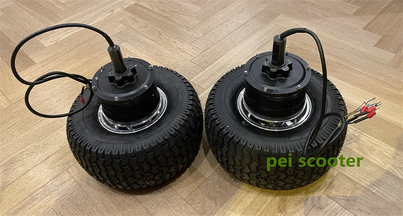 13 inch wheel install gear single axle torque hub motor with controller and throttle system phub-mm6