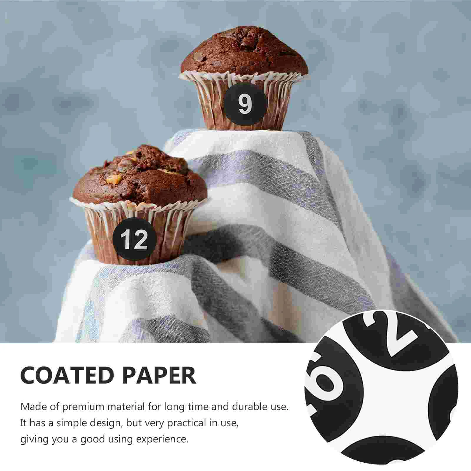 10 Sheets Nail Polish Number Sticker Office Labels Stickers Translucent Film Coated Paper Classification