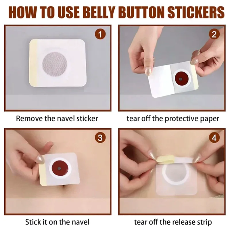 40pcs Body Shaping Patches Fast Burning Fat Lymphatic Improve Stomach Belly Slimming Stickers for Female Male Reduce Swelling