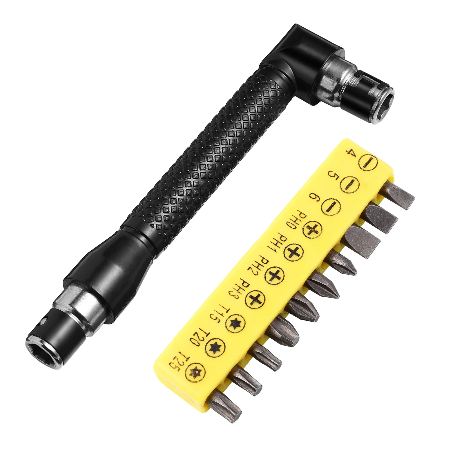 

10Pcs L-Shaped Dual Head Socket Wrench Mini Set Strong Iron Handle Comfortable Grip Garage Workshop Hand Tool Bits