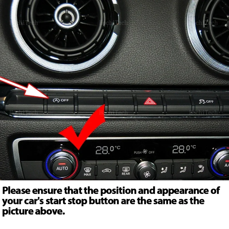 سيارة التلقائي وقف بدء نظام المحرك قبالة جهاز التحكم الاستشعار التوصيل وقف إلغاء لأودي A3 S3 RS3 8 فولت 2013-2020 #6