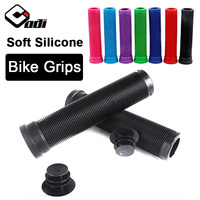 ODI 31.8mm Bicycle Handlebar Grip 130mm Soft Silicone Bike Cuffs for 22.2mm Mountain Bike Handlebar Ultralight Bicycle Parts