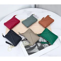 COW LEATHER exquisite wallet Cowleaf coin purse women's bag fashion zipper key lipstick storage bags