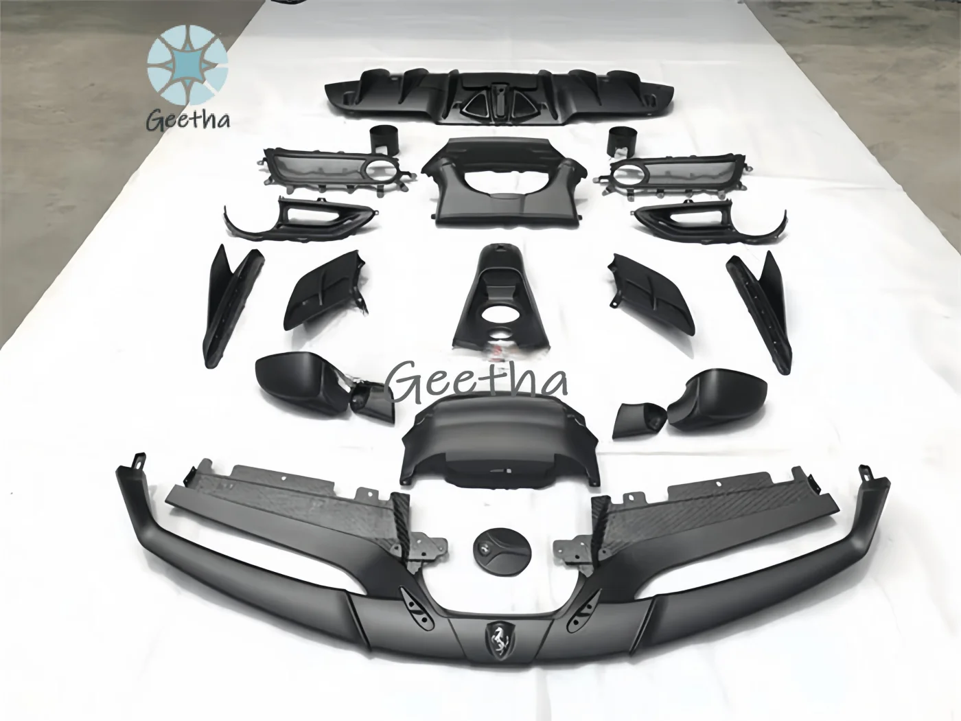 Capristo Style Carbon Fiber Bodykit for Ferrari 488 GTB Front & Rear Bumpers Upgrade Facelift 488 Body Parts