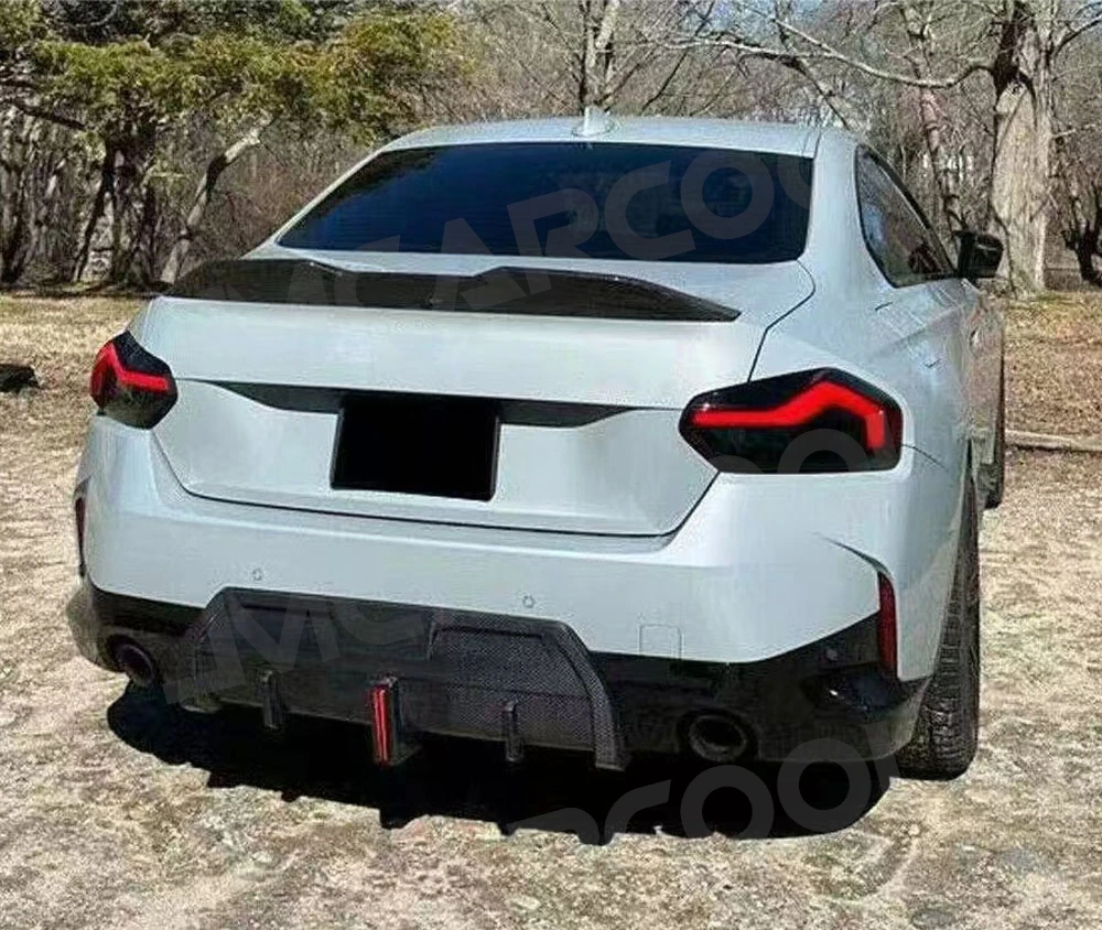

JMCARCOOL For BMW 2 Series G42 Coupe 2022 2023 Dry Carbon Fiber Car Rear Diffuser Lip Body Kits Car Accessories