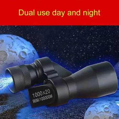 Imagen 2 del producto Mini telescopio Monocular portátil 1000x20 de gran aumento para caza al aire libre Camping pesca Zoom