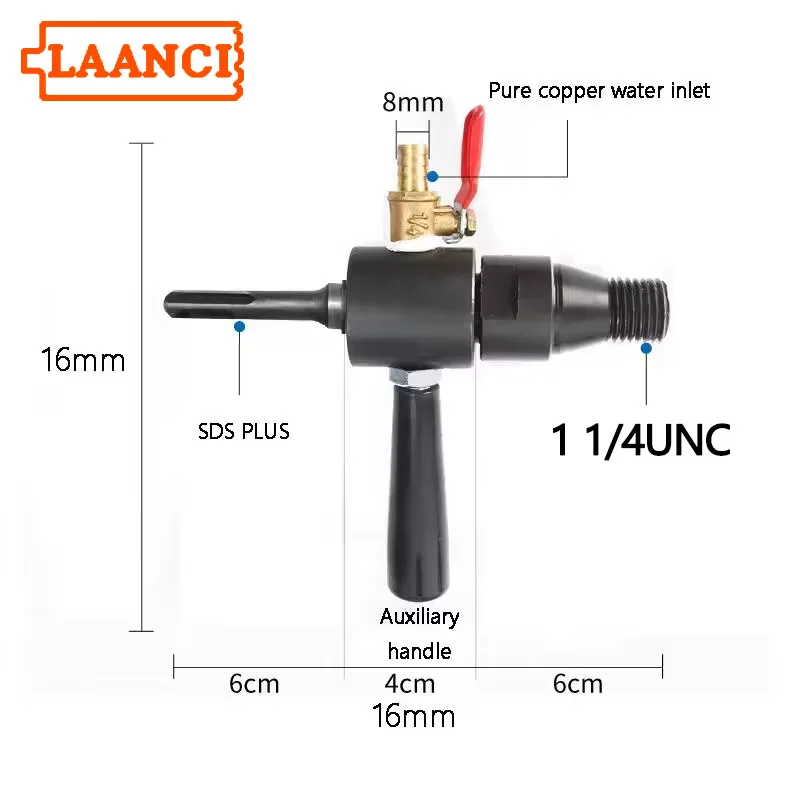 

LAANCI SDS Plus to M22 Electric Hammer Connect Rod Electric Hammer Adapter High-speed Drilling Optimal Performance Pure Copper