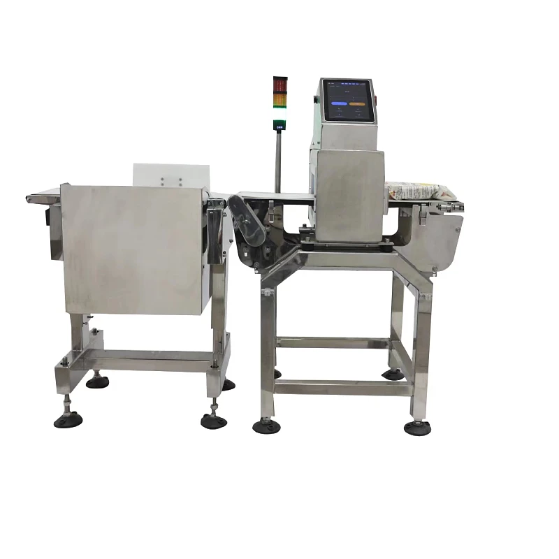 Automatic Weight Sorting Machine Check weigher conveyor with Pusher Rejector