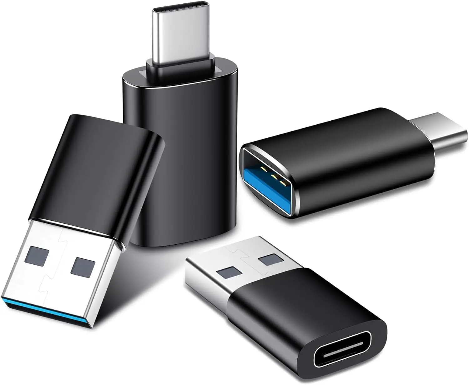 adaptador-usb-para-usb-c-4-pack-conversor-otg-tipo-c-para-iphone-16-15-14-13-iwatch-airpods-ipad-carro