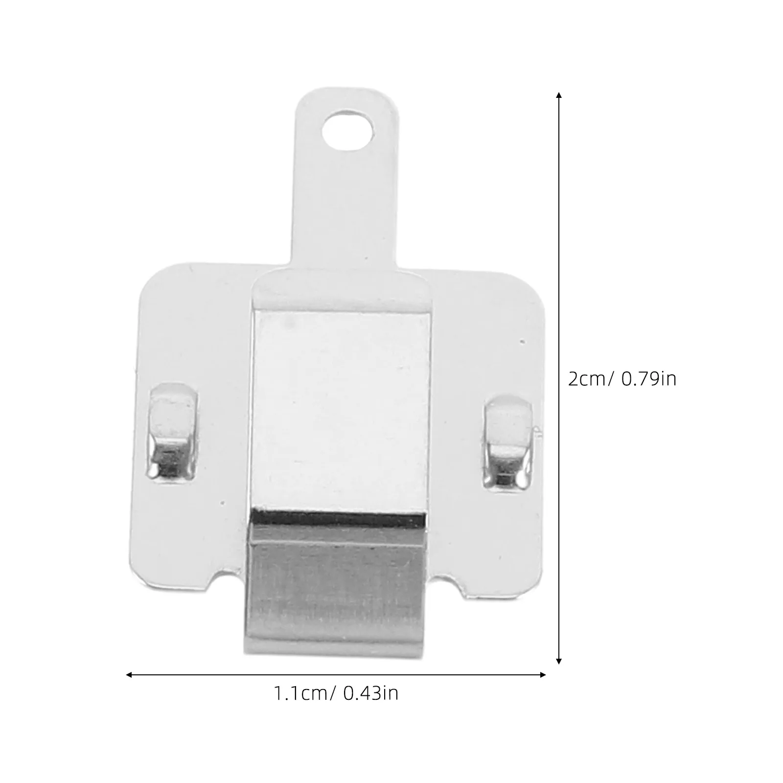 20Pcs Battery Contact Springs High Elasticity Metal 9V Battery Terminal Contact Plate Replacement Electronic Circuit Connector