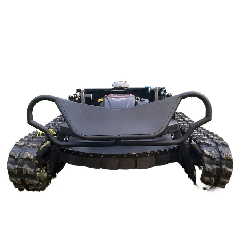 

Rubber crawler robot self-propelled garden remote control lawn mower