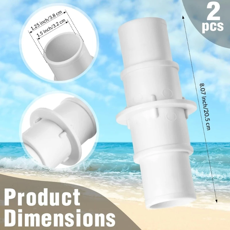 ملحقات خرطوم حمام السباحة الأساسية محول خرطوم حمام السباحة محول خرطوم تحويل المهنية موصل الخرطوم البلاستيك دروبشيبينغ