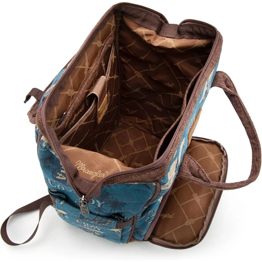 حقيبة ظهر مونتانا ويست رانجلر للنساء حقيبة نهارية غربية كاجوال للعمل في السفر الجامعي