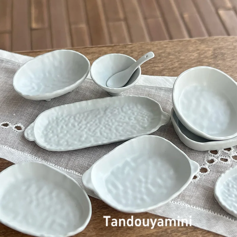 1/6 인형 집 가구 액세서리 미니 모델 소형 합금 식기 Bjd Blyth 군인 Lol 장면 촬영 소품 장식품