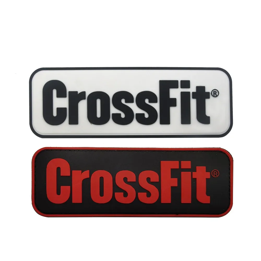 CrossFit PVC Colloid 3D Fancy Outdoor Patches Game 2020 Military Armband Backpack Badges Hook and Loop Clothes Sticker Appliques