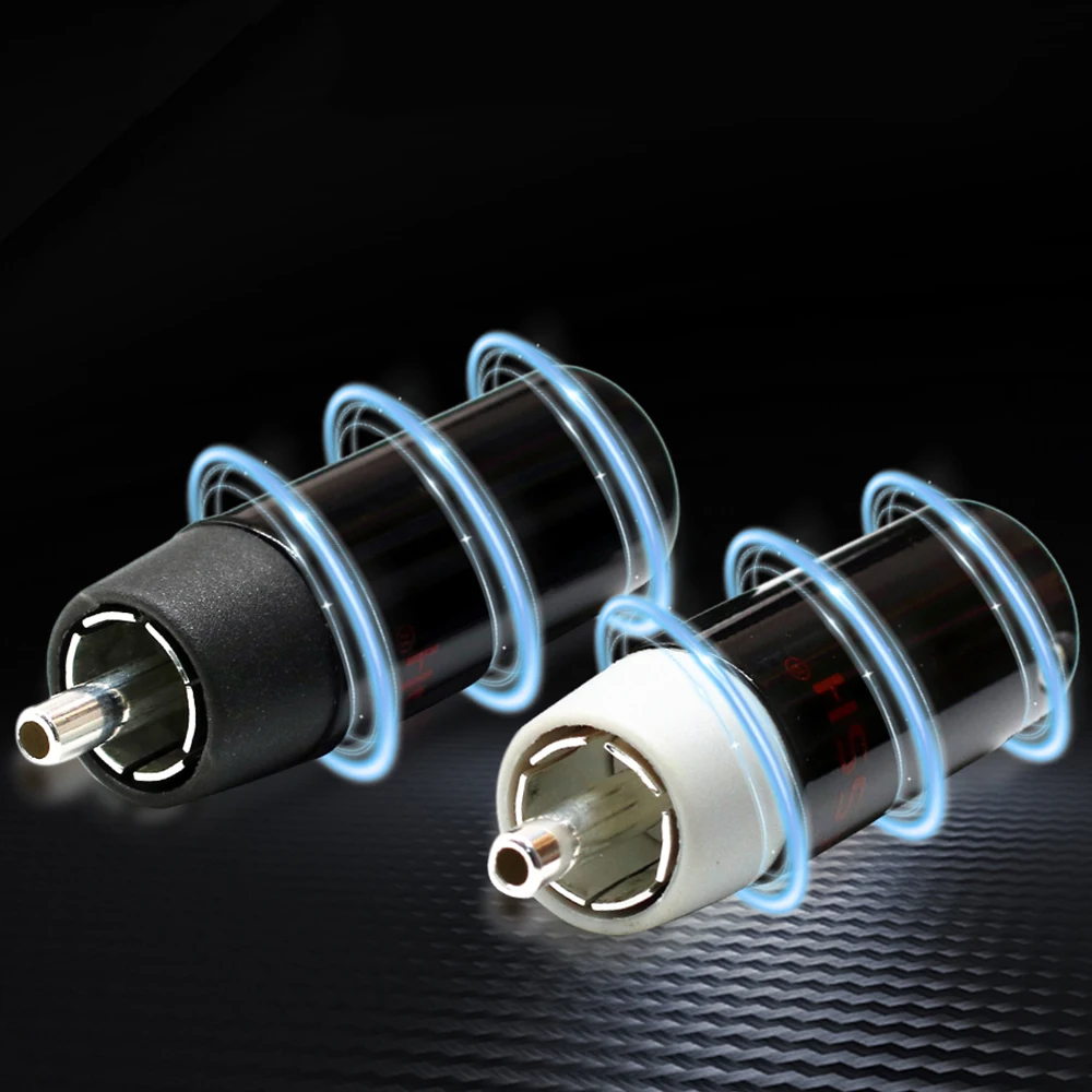 4 Stuks 99.999 5N Puur Zilver Rca Duurzaam & Helder Geluid Home Theater Hi-Fi Systemen Auto Audio connector Plug Jack