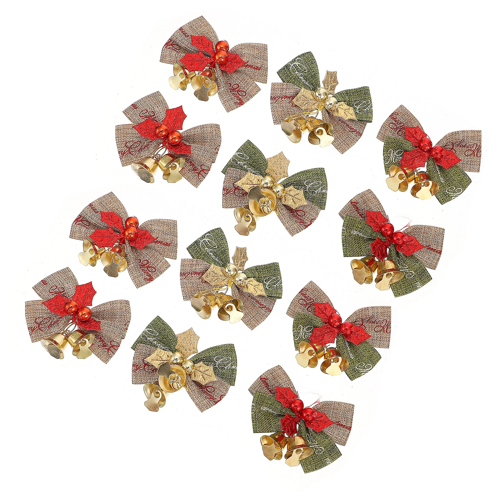 

1Pcs Xmas Party Bow Adornment Unique Creative Design Christmas Tree Hanging Bows Festive Home Decoration Accessories
