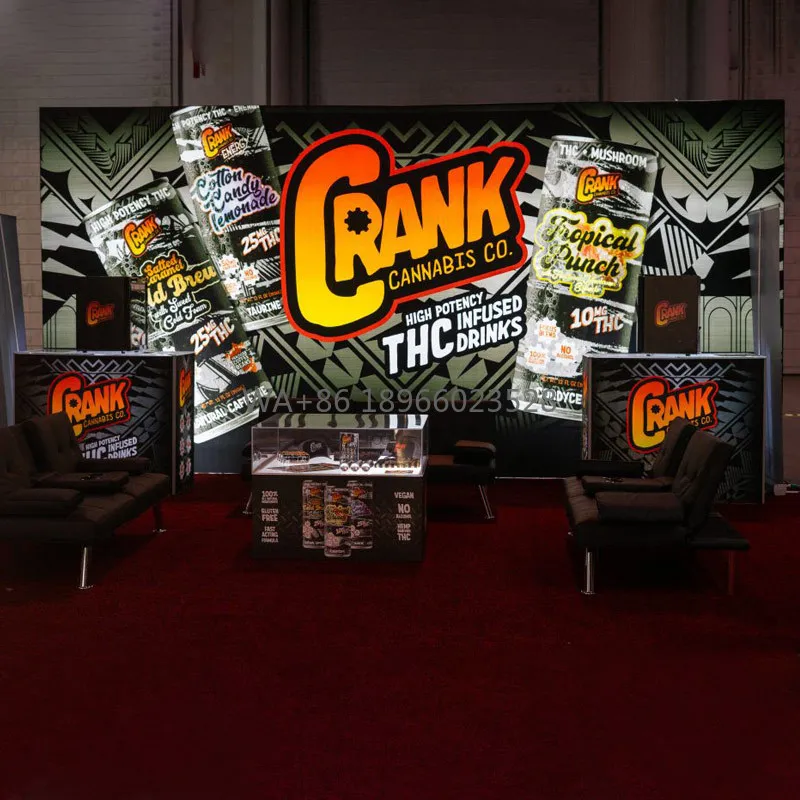 

20x20 Foot Tradeshow Display Fair Stall Expo Stand SEG Aluminium Backlit Modular Exhibition Booth