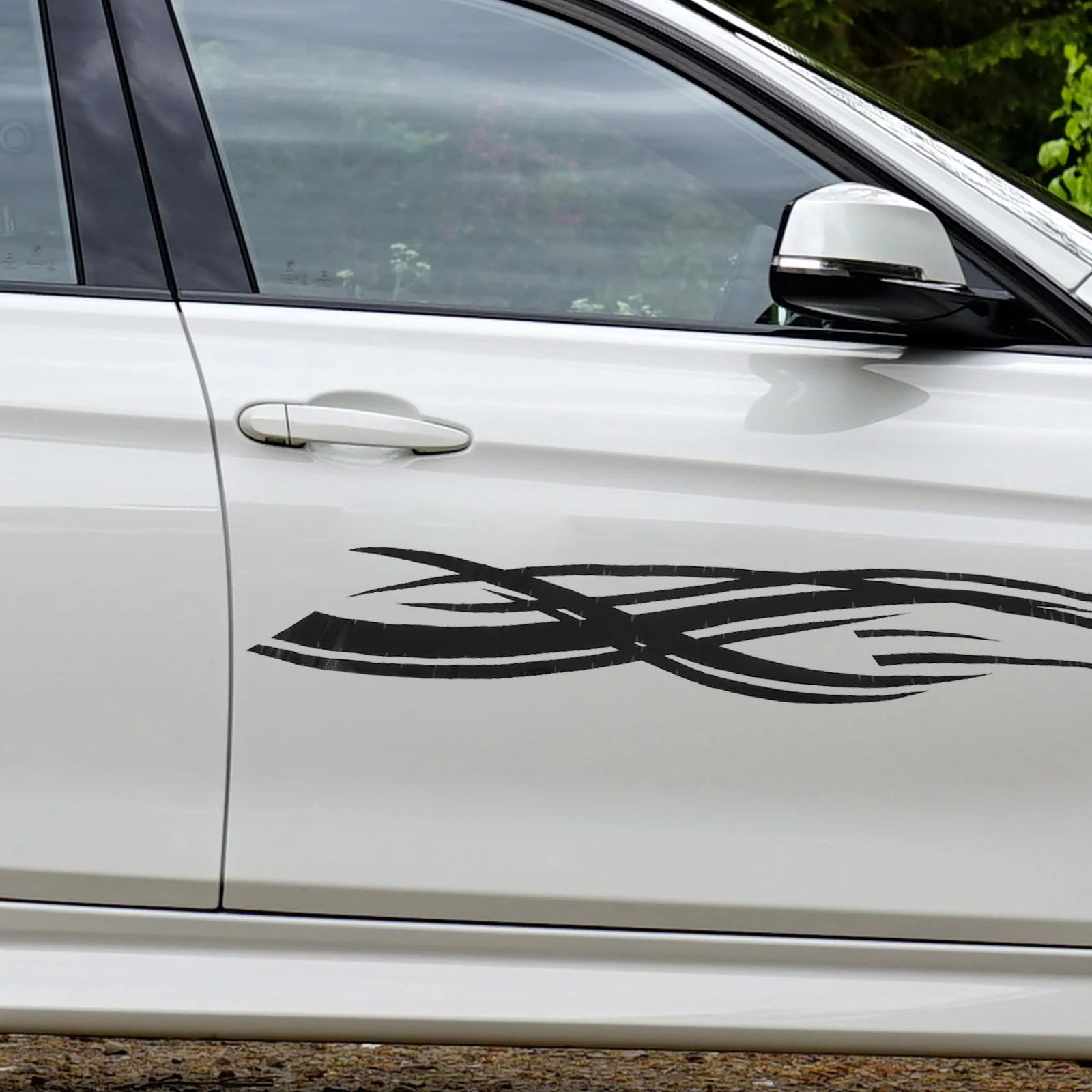 

Car Graphic Sticker Body Side Door Stripe Exterior Decoration Stickers PVC Decal