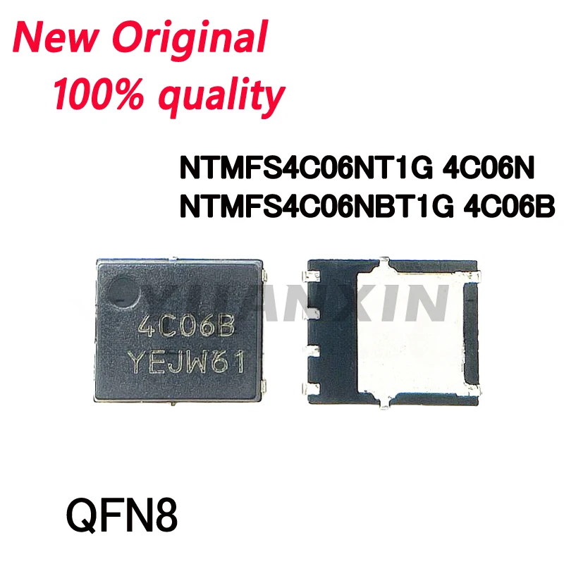 5-10/PCS New Original NTMFS4C06NT1G 4C06N NTMFS4C06NBT1G 4C06B QFN8 Field effect tube In Stock