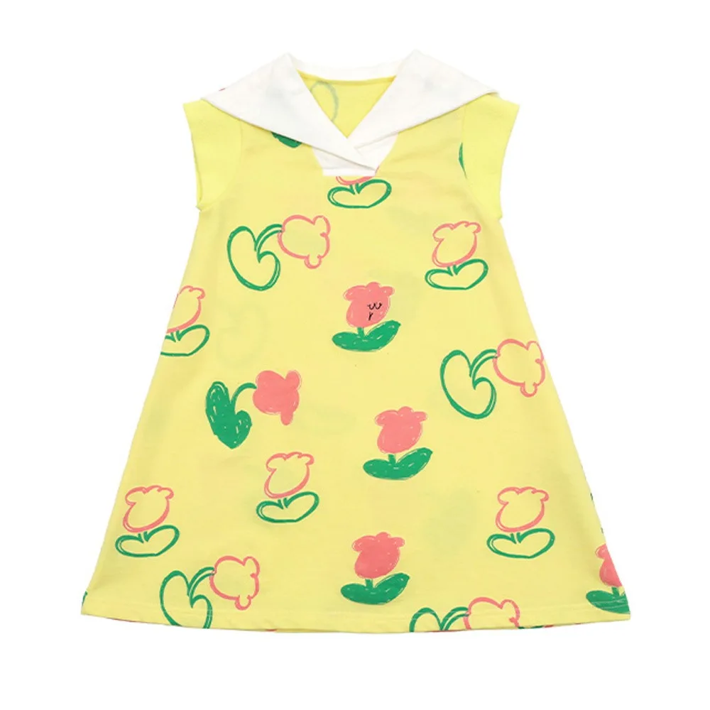 Korean Little Girls Carnival Dress Cute Apple Print2025 New Spring Summer Outfit with Shirts And Shorts Set for Children Presale