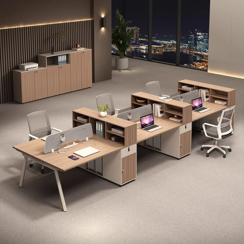 

Office staff, desk and chair combination, simple and convenient, multifunctional, modern partition, booth, office desk