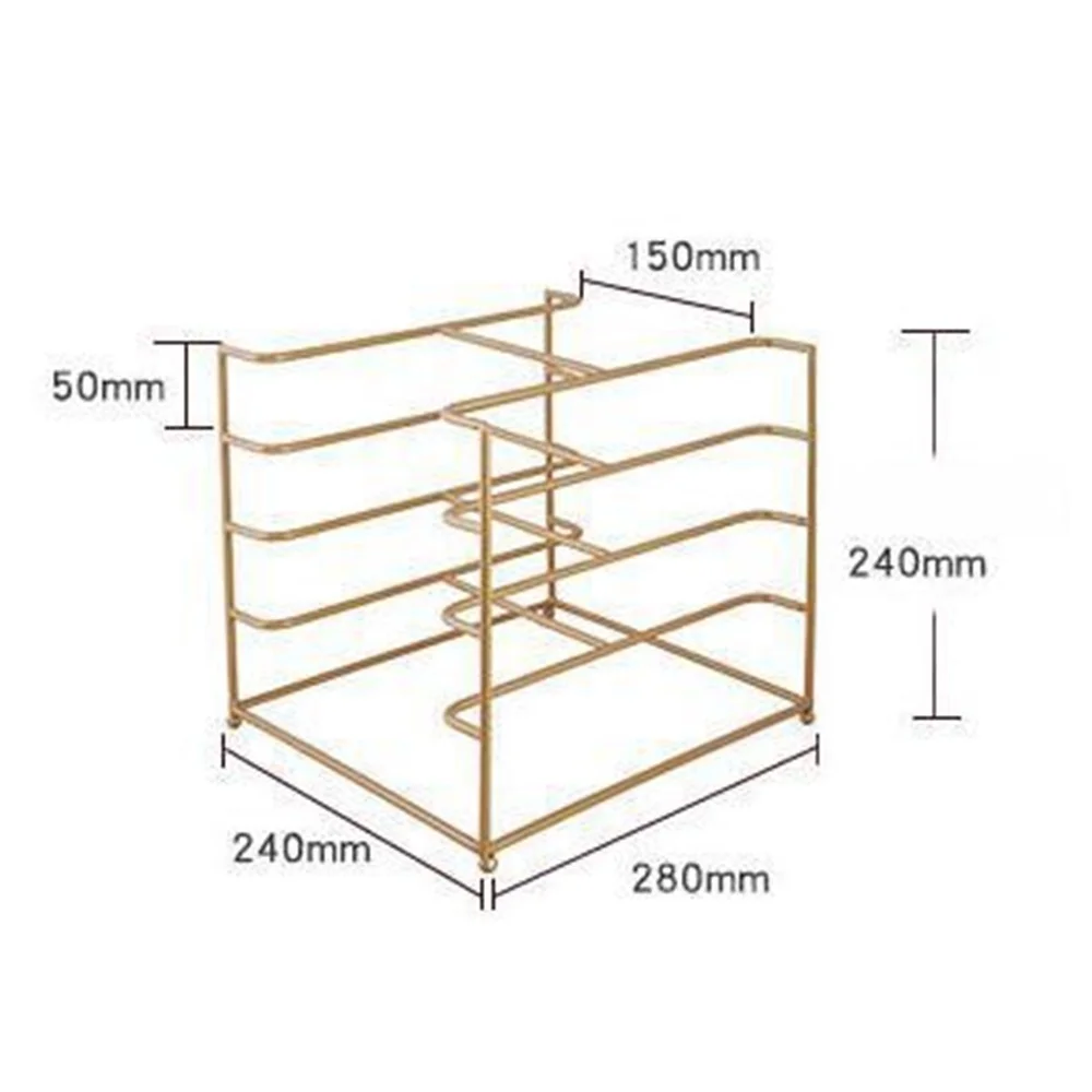 Metal T Shirt Tray Shirt Display Shelf Coat Exhibition Showing Stand Table Display Prop Desk Shirt Organizer Storage Multi Layer