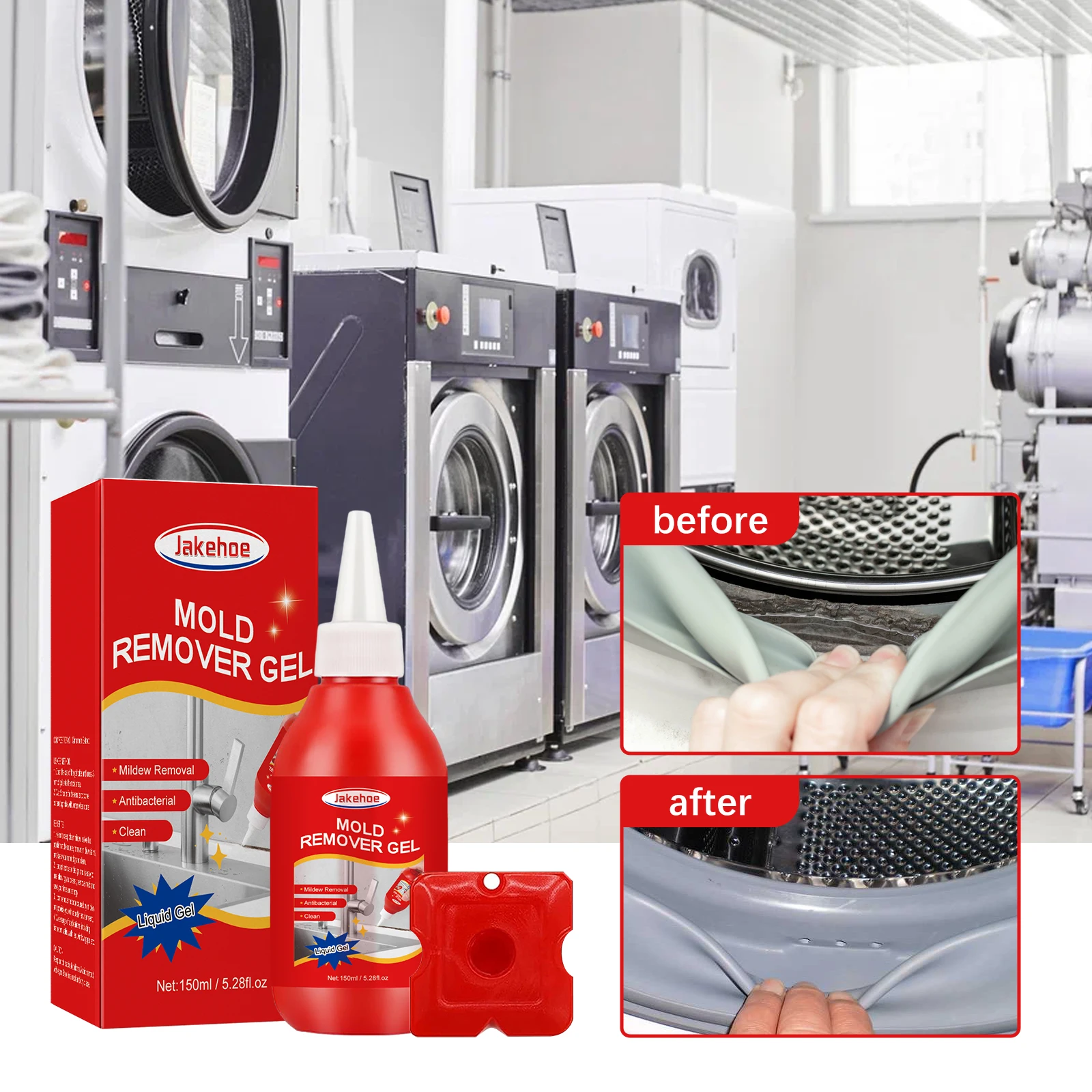 جل مزيل القالب المنزلي من JAKEHOE، جل تنظيف عميق للعفن، إزالة بقع العفن والروائح، جل تنظيف لبلاط الحائط، فجوات النوافذ