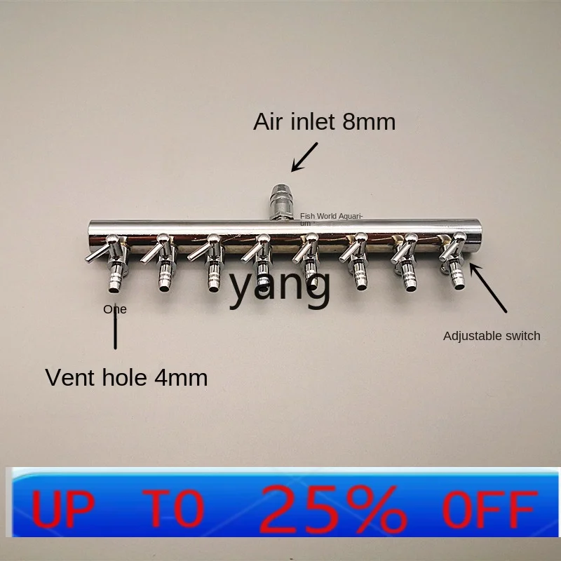 

CX аквариум воздушный насос металлический воздушный клапан распределитель регулирующий клапан переключатель кислородного насоса