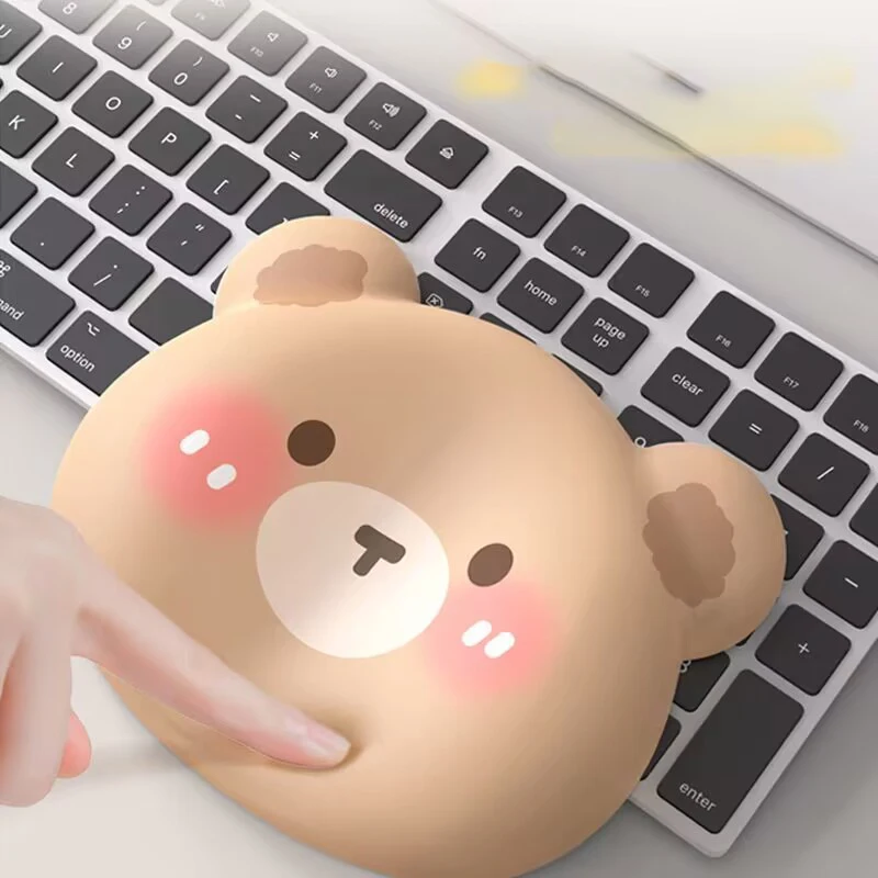 Wrist Mouse Pad Rest Desktop Computer  Cute Wrist Pad  Silicone Wrist Pad Silicone High Density Memory Foam