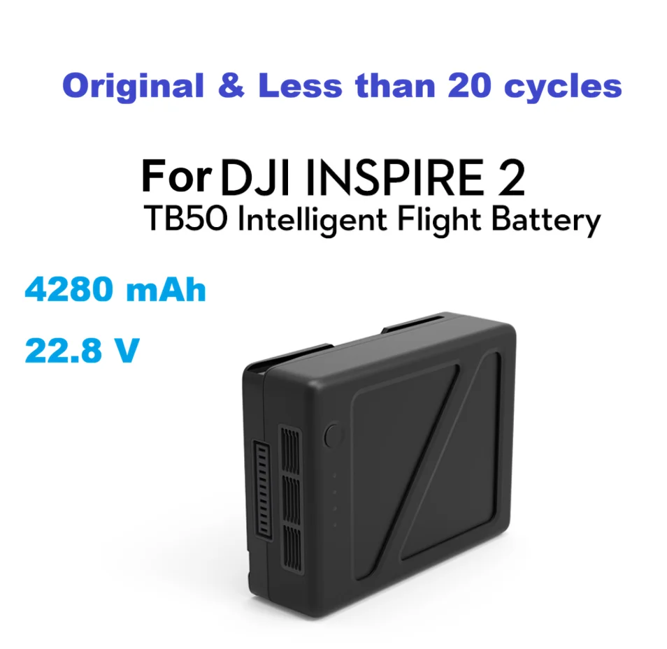 TB50 Original & Activated Less Than 20 Cycles Intelligent Flight Battery for DJI Ronin 4D, Ronin 2, and Inspire 2
