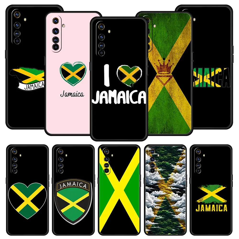 جامايكا العلم الوطني جراب هاتف ل Realme 13 12 11 10 4G 9 8 5G 7 GT5 GT3 GT2 Pro Plus C21 C11 C25 C35 GT Neo 2 3 3T 5 غطاء #1