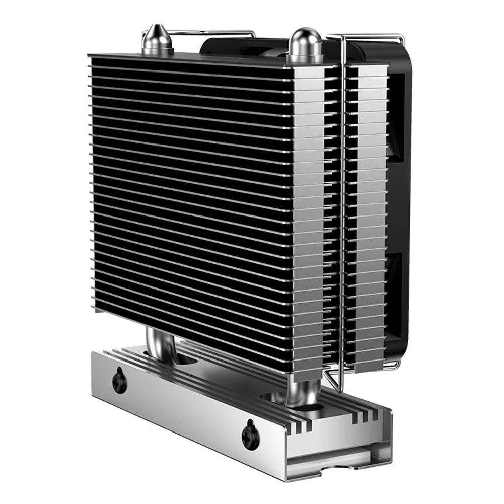 M.2-THREE M2 2280 Dissipador de calor de disco rígido de estado sólido com ventilador 6010 SSD Radiador PCI-E 4.0/5.0 Dissipador de calor de alumínio Almofada térmica de resfriamento