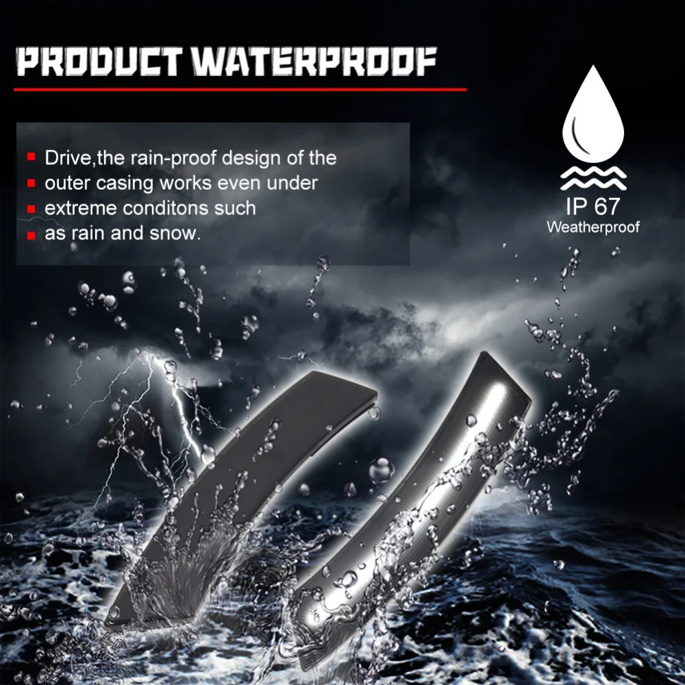 سيارة LED المصد الأمامي الجانب ماركر أضواء المؤشر الجمعية ل ميركوري ميلان 2010 2011 2012 بدوره مصباح إشارة مصباح إيقاف السيارة 12 فولت #5