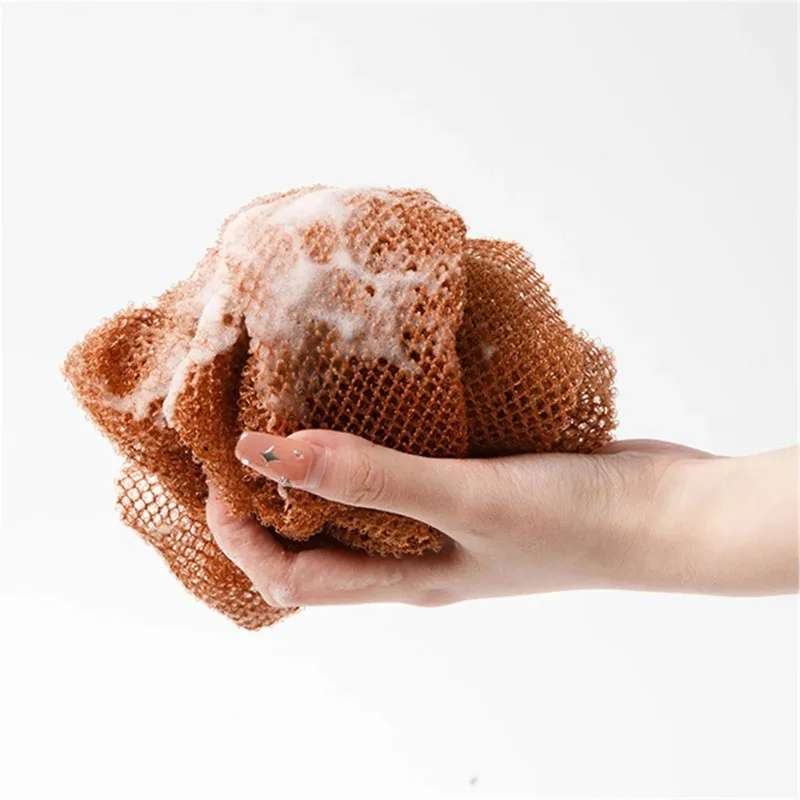 

Easy Foaming Exfoliating Net Sponge Back Scrubbing Skin Smoother Cleaning Tool Bath Shower Body Thick Foam Soap Network