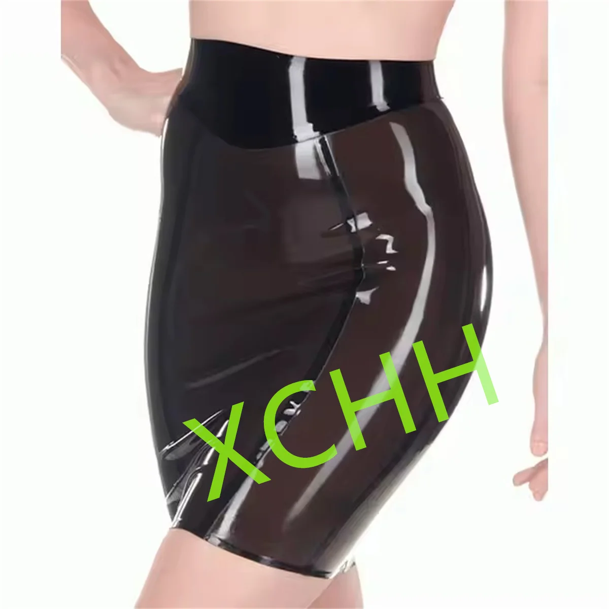 Falda de Látex para Mujer, Vestido de Goma Personalizable de 0.4mm, Ropa para Fiesta en Club, Disfraz de Cosplay de Halloween Hecho a Medida