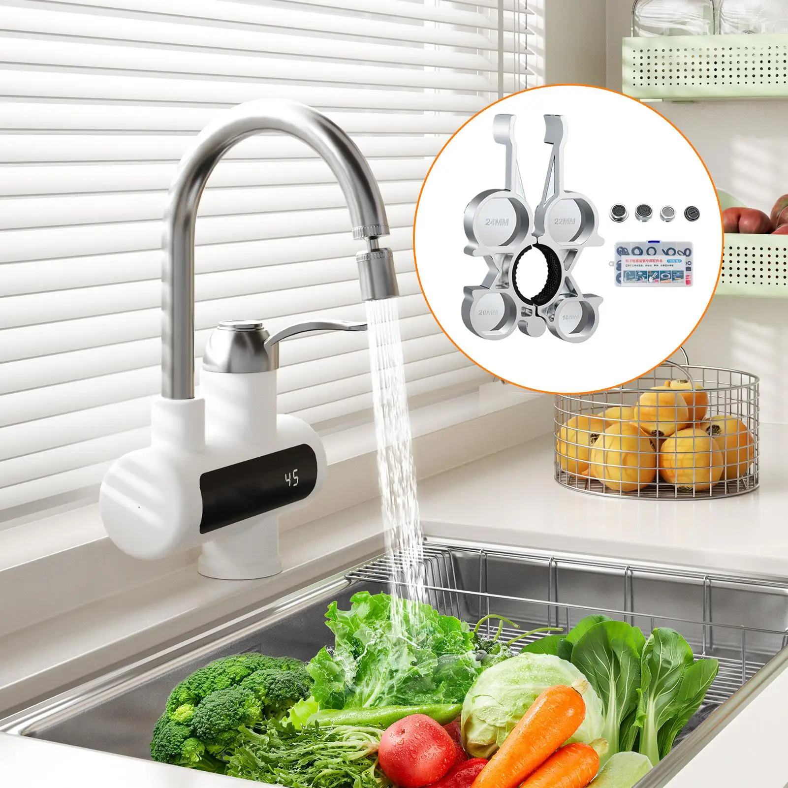 

Инструмент для удаления аэратора 12-в-1, металлические нержавеющие аксессуары, гаечный ключ для смесителя, инструмент для ванной комнаты, кухни, отеля, ресторана, дома, автофургона, сада