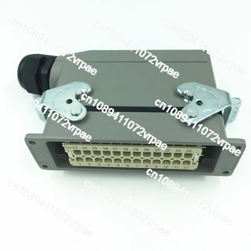 Rectangular Socket Heavy-duty Connector 24 Core Hot Runner Connector Waterproof Aviation Plug Hdc-he-024-1